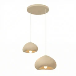 Riippuvalaisin Linento Lighting Lora 30-40-2-T-Nua-1001, 2-osainen, beige