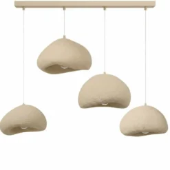 Riippuvalaisin Linento Lighting Loval Set-Lora-50-4-C-1001-Nua, 4-osainen, luonnonvalkoinen