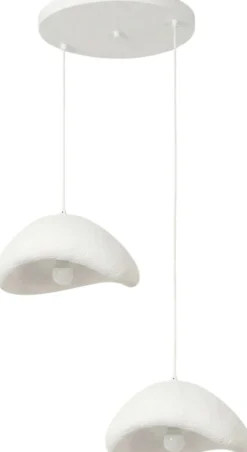 Riippuvalaisin Linento Lighting Luna 40-40-T-Nua, 2-osainen, valkoinen