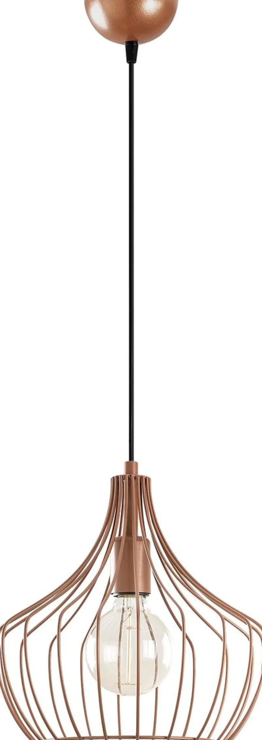 Riippuvalaisin Linento Lighting Mezopotamya, Ø27cm, E27, kupari