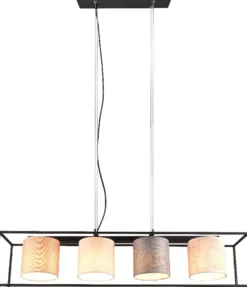 Riippuvalaisin Trio Ross, 4-os, E27, moniväri