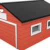 Robottiruohonleikkurin talli AM Robots My Robot Home Compact punainen-valkoinen