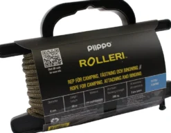 Rolleri Piippo palmikoitu PP-multifilamentti 4mm x 30m, olive green
