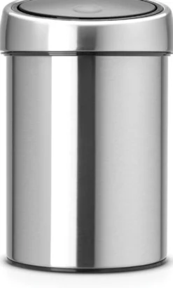 Roska-astia Brabantia Touch Bin 3 L Matt Steel