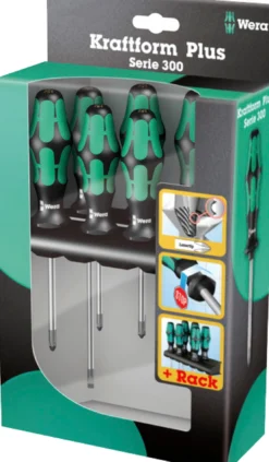 Ruuvimeisselisarja Wera Kraftform Plus Lasertip, 6 kpl