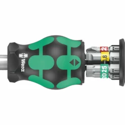 Ruuvimeisseli Wera Kraftform Kompakt Stubby, 6 kpl, Ph/torx/sl