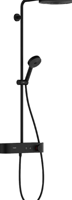 Sadesuihkusetti Hansgrohe Pulsify S Showerpipe 260 1jet, Shower TabletSelect 400, mattamusta