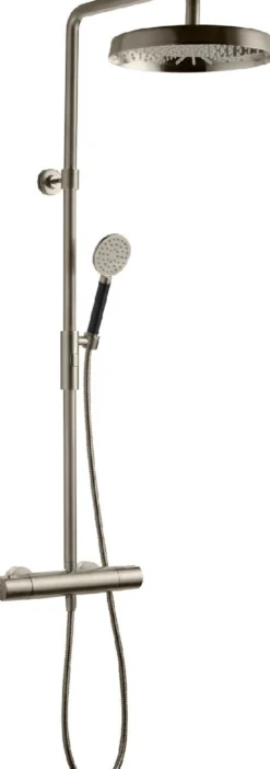 Sadesuihkusetti Tapwell ARM7200 Brushed Nickel, termostaattihanalla, suihkupää ⌀300mm, harjattu nikkeli