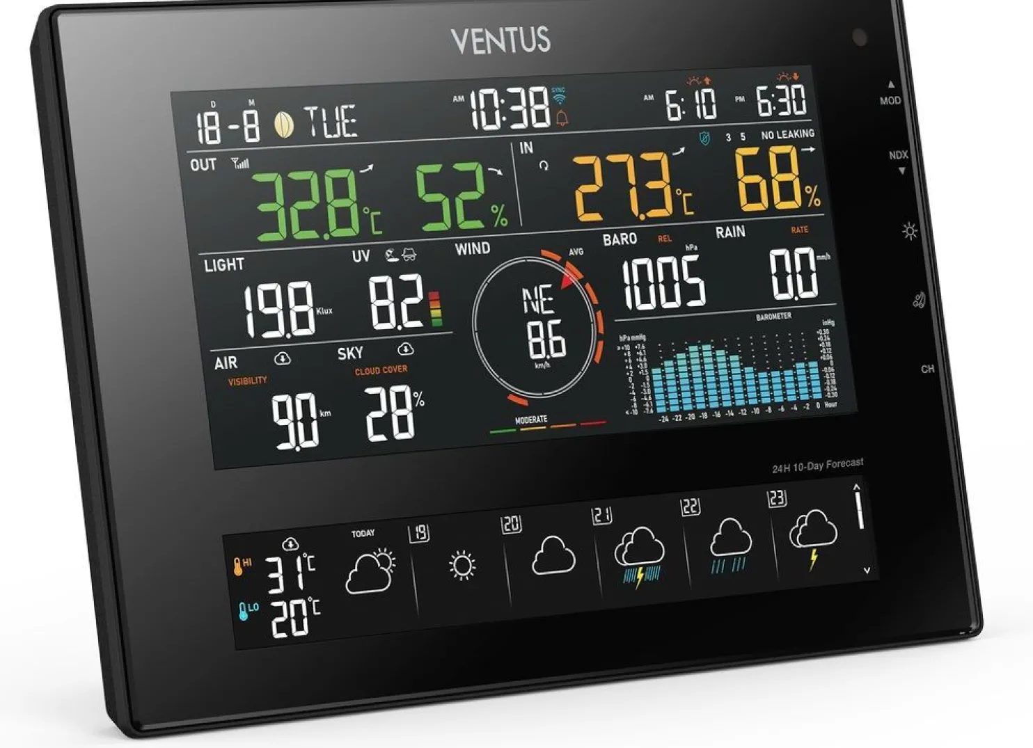 Sääasema Ventus W850, wifi