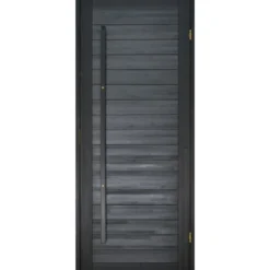 Saunan ovi Prosauna Hiili 9x19 mänty musta