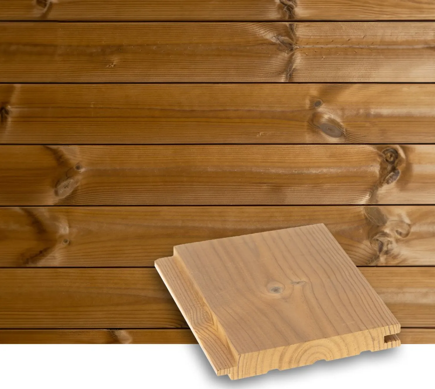 Saunapaneeli Tuuli Sauna STS4, 15x118mm, mänty, lämpökäsitelty