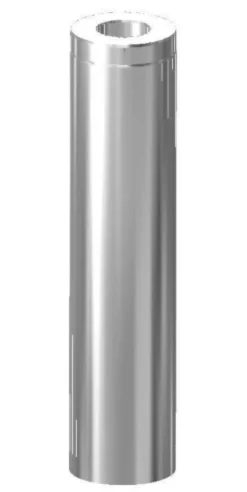 Saunapiipun Hormijakso Schiedel Ø115 mm 1000 mm kirkas ruostumaton teräs
