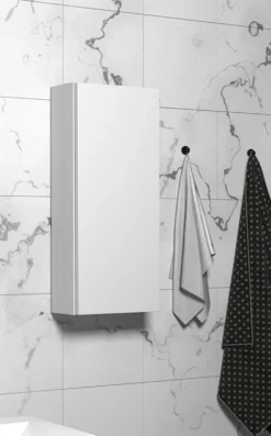 Seinäkaappi Otsoson 300 300x705x120mm valkoinen sileä