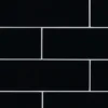 Seinälaatta Qualitystone Crystal Black, 100 x 300 mm