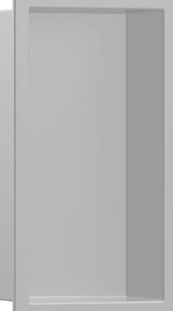 Seinään upotettava hylly Hansgrohe XtraStoris Original, kehyksellä, 300x150x70 mm, betoninharmaa