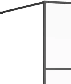 Seinätanko suihkuseinälle Gustavsberg Square, 140 cm, musta ruudutettu