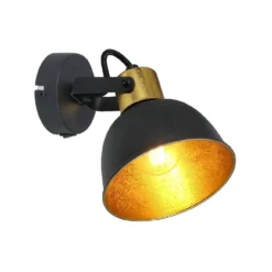 Seinävalaisin Globo Fillo 40W musta