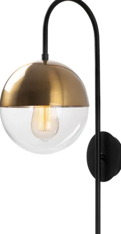 Seinävalaisin Linento Lighting Bastos messinki