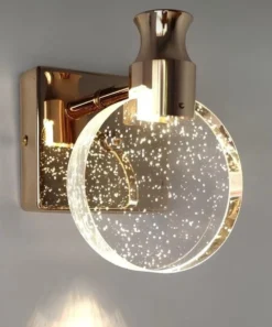 Seinävalaisin Linento Lighting BRZ-343405, ø17cm, IP20, 4000K, kulta