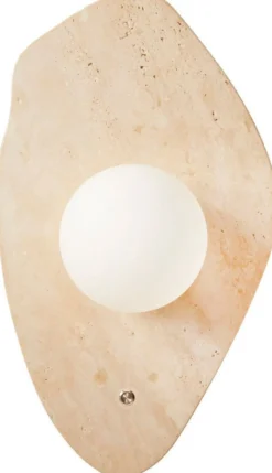 Seinävalaisin Linento Lighting Halle beige/valkoinen