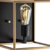 Seinävalaisin Linento Lighting Kafes 13751, E27, max. 40W, IP20, kulta/musta
