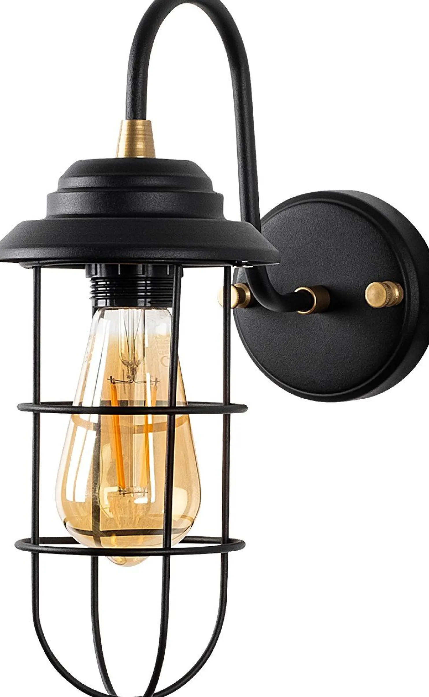 Seinävalaisin Linento Lighting Mahoney musta