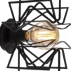 Seinävalaisin Linento Lighting Nemrut, Ø25cm, E27, musta