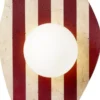 Seinävalaisin Linento Lighting Push beige/valkoinen/punainen