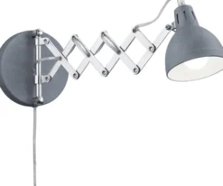 Seinävalaisin Trio Scissor Ø 105x530 mm betoninharmaa