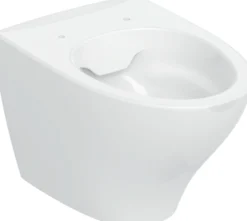 Seinä-WC-istuin IDO Glow Modern Rimfree, huuhtelukaulukseton, 52 cm, valkoinen