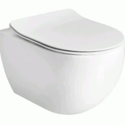 Seinä-WC-istuin Lavabo Glomp pehmeästi sulkeutuvalla istuinkannella, huuhtelukaulukseton, matta, eri värejä