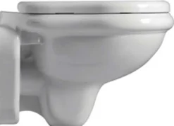 Seinä-WC-istuin Lavabo Retro, valkoinen