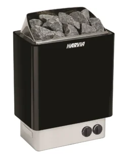 Sähkökiuas Harvia Sähkäri KIP80 8 kW 7-12 m³ kiinteä ohjaus musta