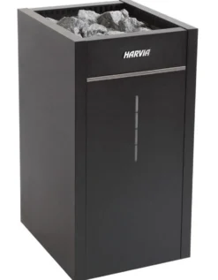 Sähkökiuas Harvia Virta Combi HL110SA 10,8 kW 9-18 m³ automaattitäyttö erillinen ohjaus musta