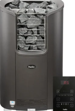 Sähkökiuas Helo Roxx 60 Pure WT 6 kW 5-10 m³ manuaalitäyttö erillinen ohjaus