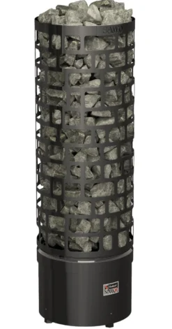 Sähkökiuas SAWO Aries Round Black NS, 7.5kW, 8-12m³, erillinen ohjaus