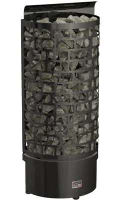Sähkökiuas SAWO Aries Wall Black NS, 6kW, 5-8m³, erillinen ohjaus