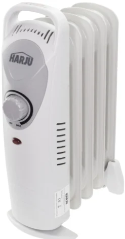 Sähköpatteri Harju Mini, 600W, 38.5x24cm, öljytäytteinen