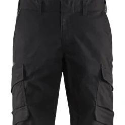 Shortsit Blåkläder 1446 Stretch musta/tummanharmaa