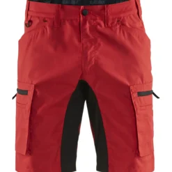 Shortsit Blåkläder 1449 Stretch punainen/musta
