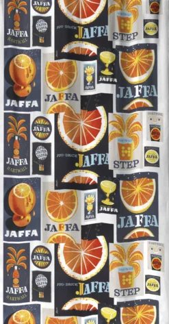 Sivuverho Vallila Juhlajaffa, monivärinen, 140x250 cm