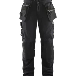 Softshell-riipputaskuhousut Blåkläder 1805 musta