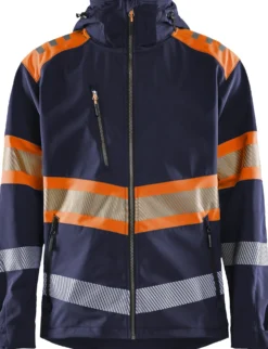 Softshell-takki Blåkläder 4494 Highvis mariininsininen/huomioväri