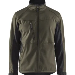 Softshell-takki Blåkläder 4950 oliivinvihreä/musta