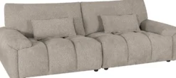 Sohva Home4You BARBARA 3-istuttava, vaaleanruskea