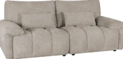 Sohva Home4You BARBARA 2,5-istuttava, vaaleanruskea