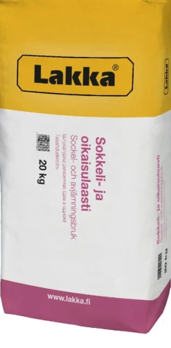 Sokkeli- ja oikaisulaasti Lakka, 20kg