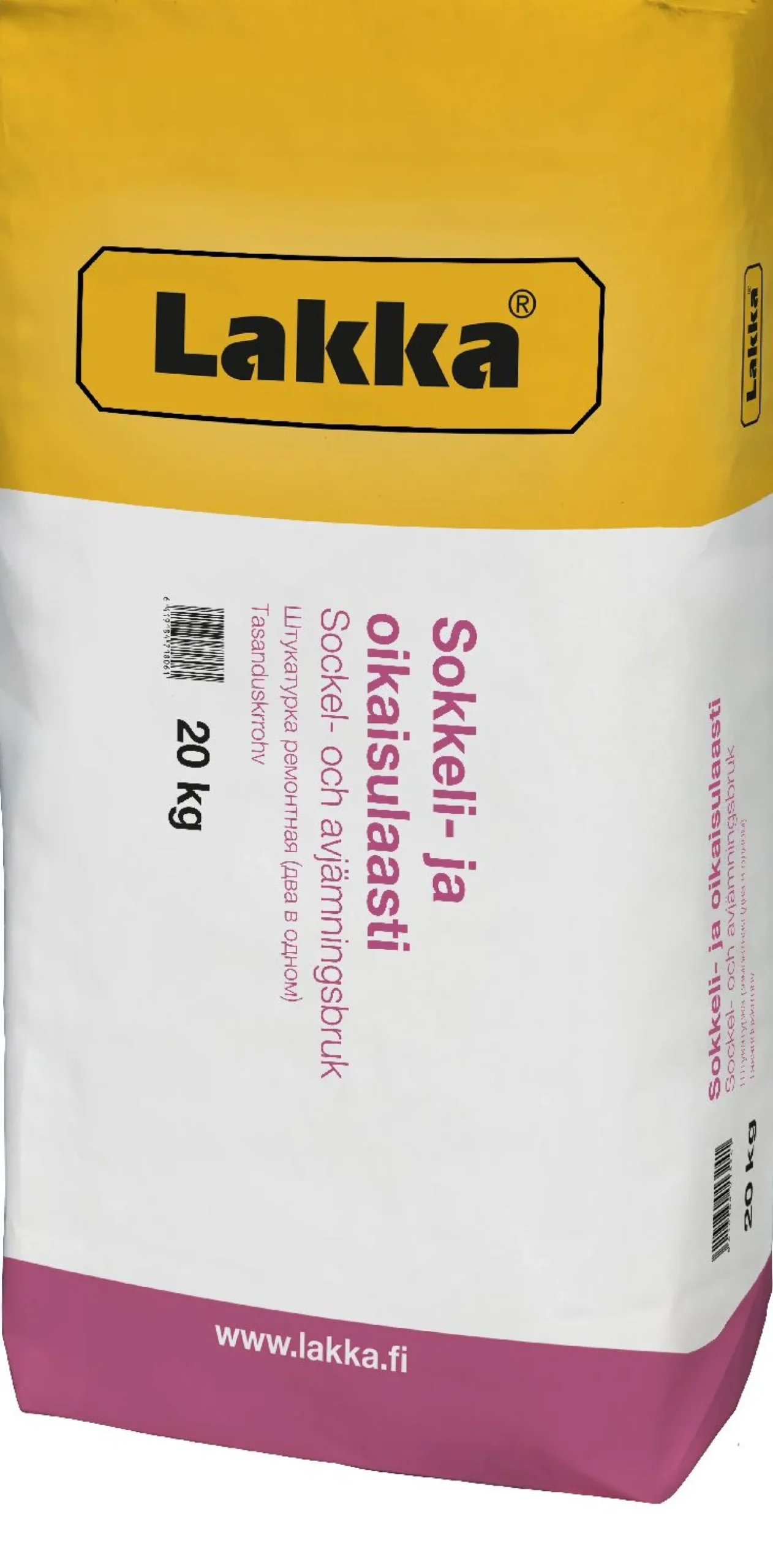 Sokkeli- ja oikaisulaasti Lakka, 20kg