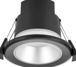 Spottivalaisin Sylvania SylSpot, Ø94mm, 11W, värilämpötilasäädettävä (2700 - 6500K), älyvalaisin, musta