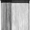 String-verhot 2 kpl 140x250 cm musta